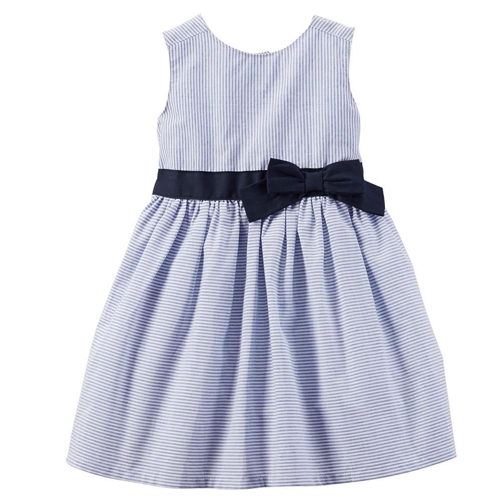 Carter's Striped Poplin Dress | Baby Girl