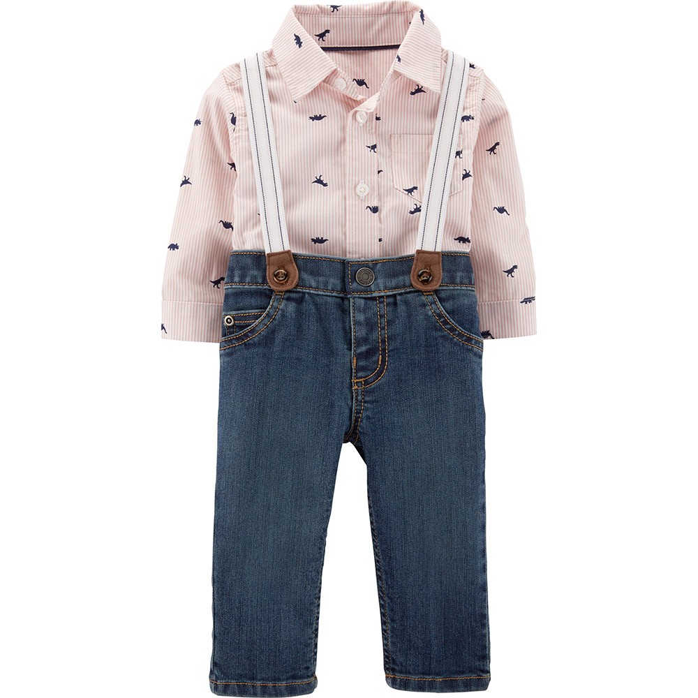 Carters best sale suspenders outfit