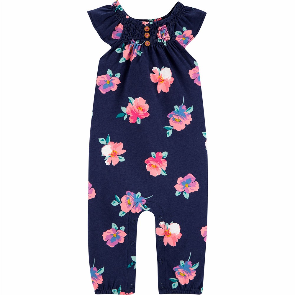 Carter's Floral Jumpsuit Baby Girl