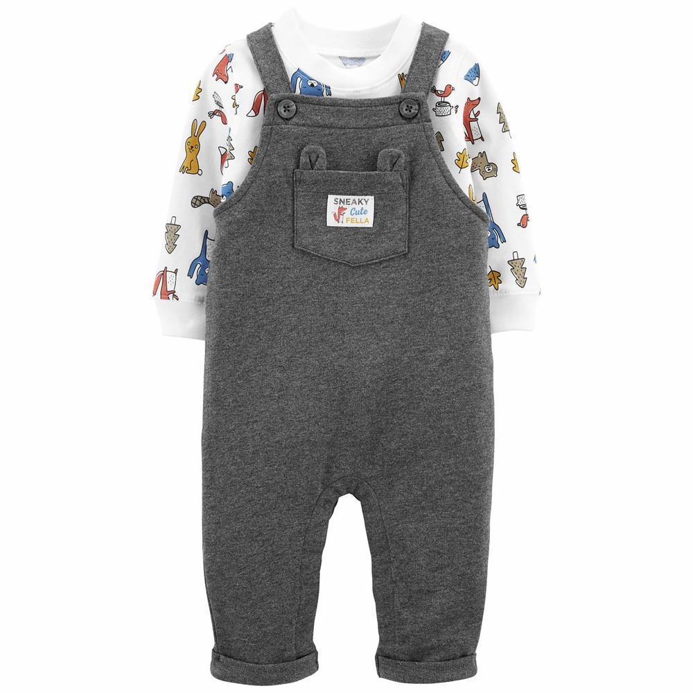 Carter's 2-Piece Tee & Overall Set | Baby Boy