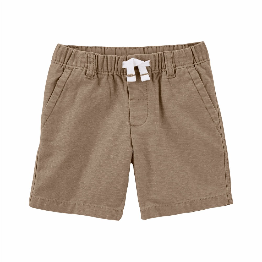 Carter's Pull-On Khaki Shorts | Baby Boy