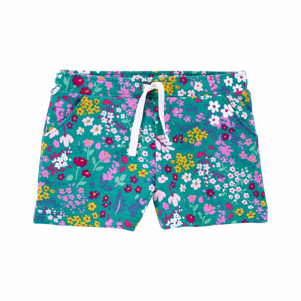 Carter's Floral Pull-On Shorts | Baby Girl