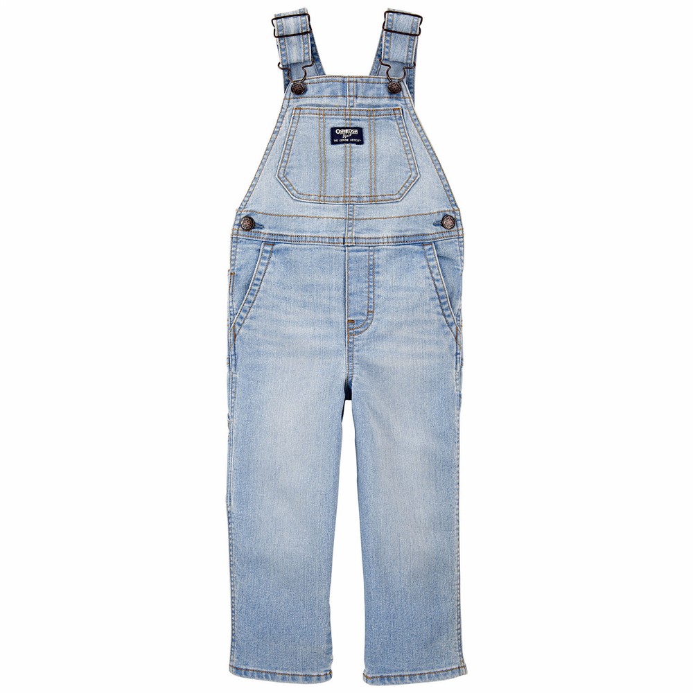 OshKosh B'gosh Knit Denim Overalls | Baby Unisex