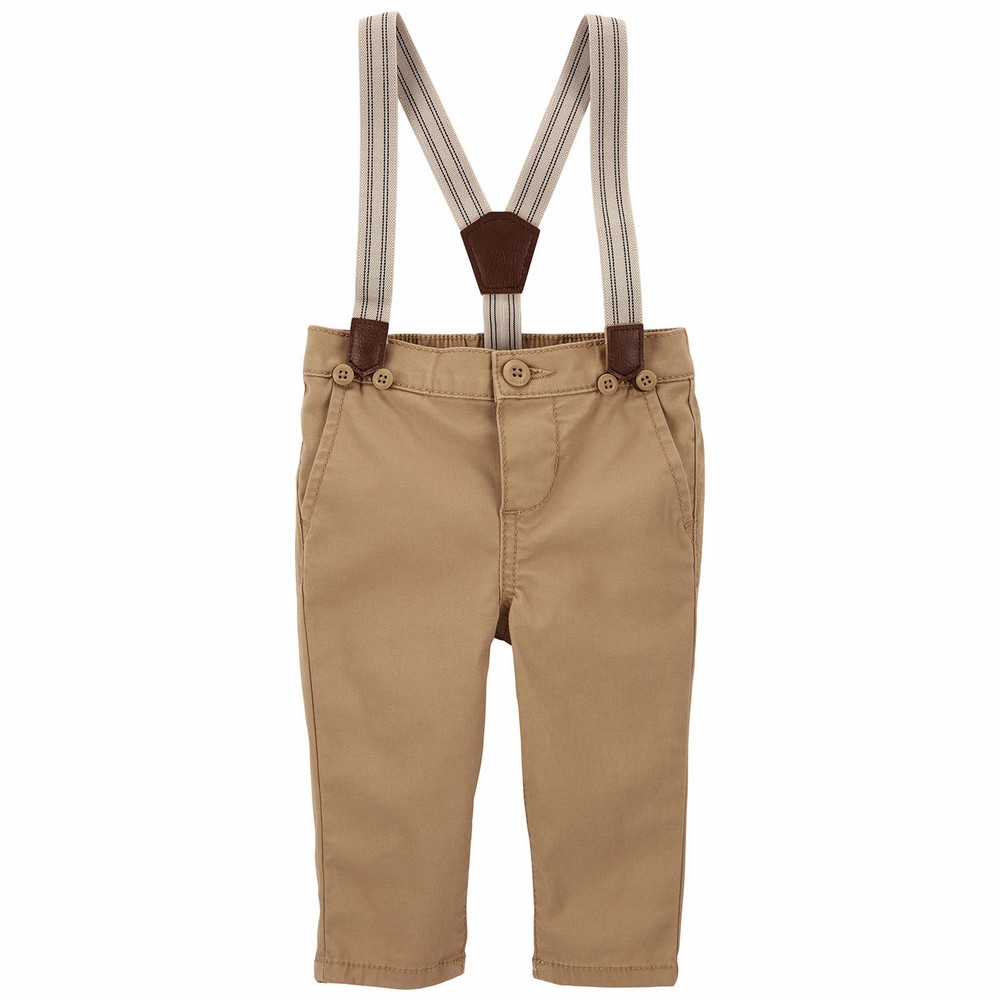 OshKosh B'gosh Stretch Suspender Pants | Baby Boy