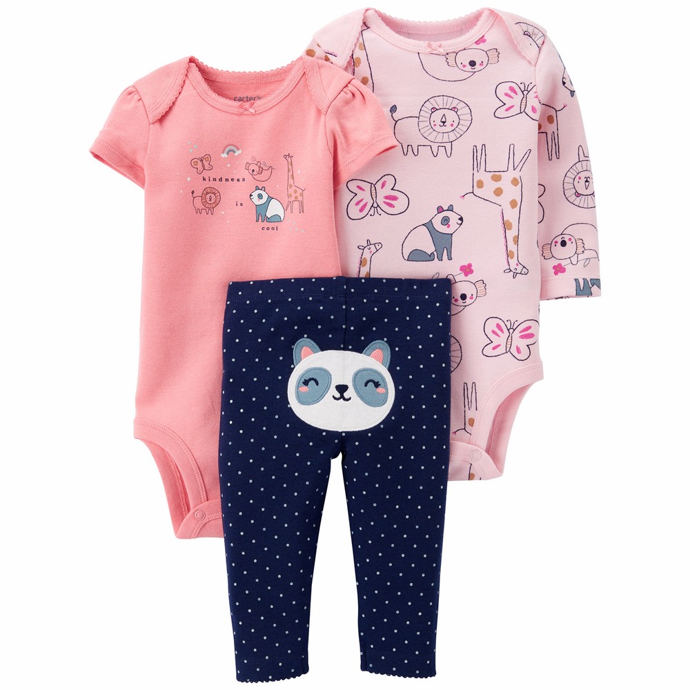 Carter's 3-Piece Panda Little Character Set | Baby Girl