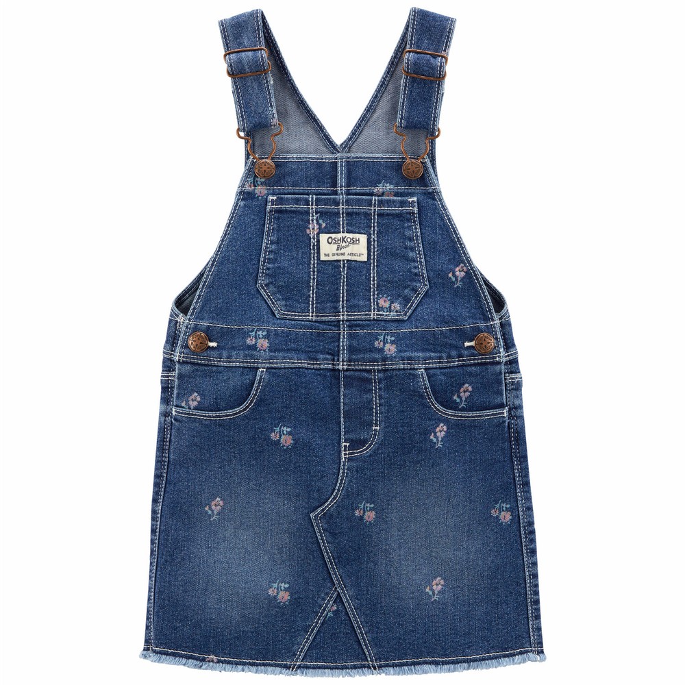 OshKosh B'gosh Floral Denim Skirtall | Baby Girl