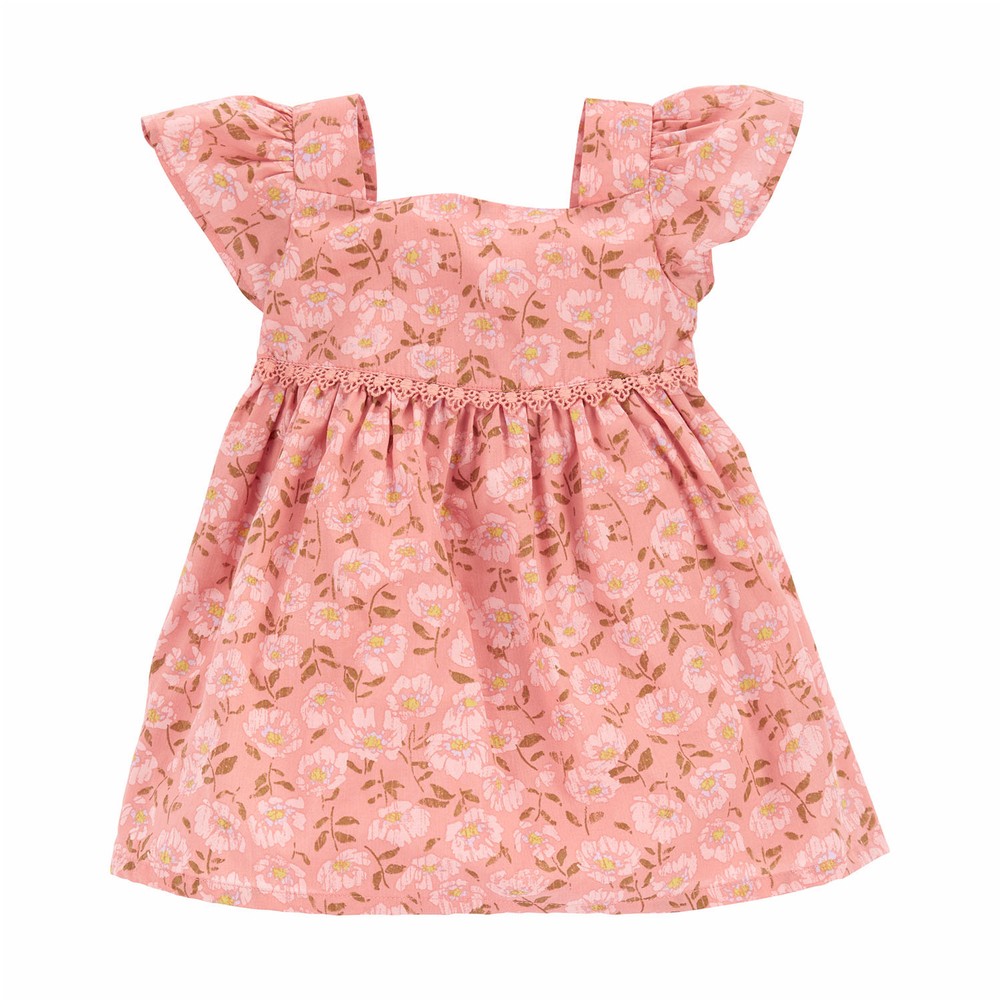 OshKosh B'gosh Square Neck Floral Dress | Baby Girl