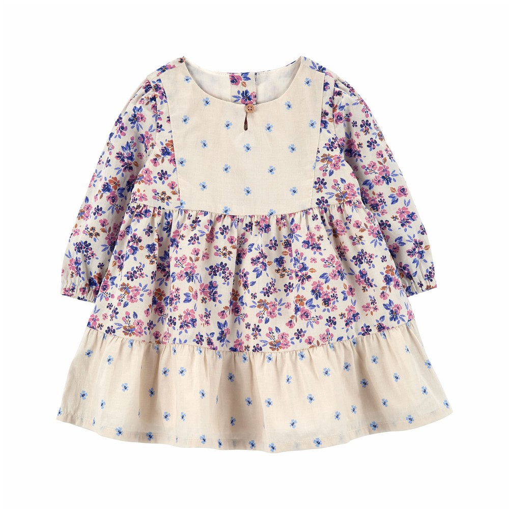 OshKosh B'gosh Mixed Print Prairie Dress | Baby Girl