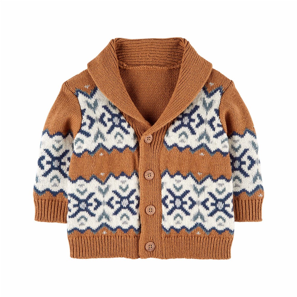 OshKosh B gosh Chunky Knit Button Front Cardigan Baby Boy