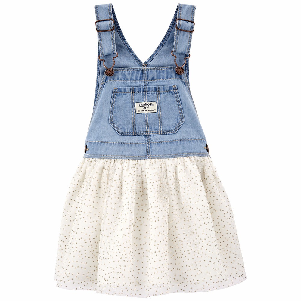 OshKosh B'gosh Sparkle Denim Skirtall | Toddler Girl