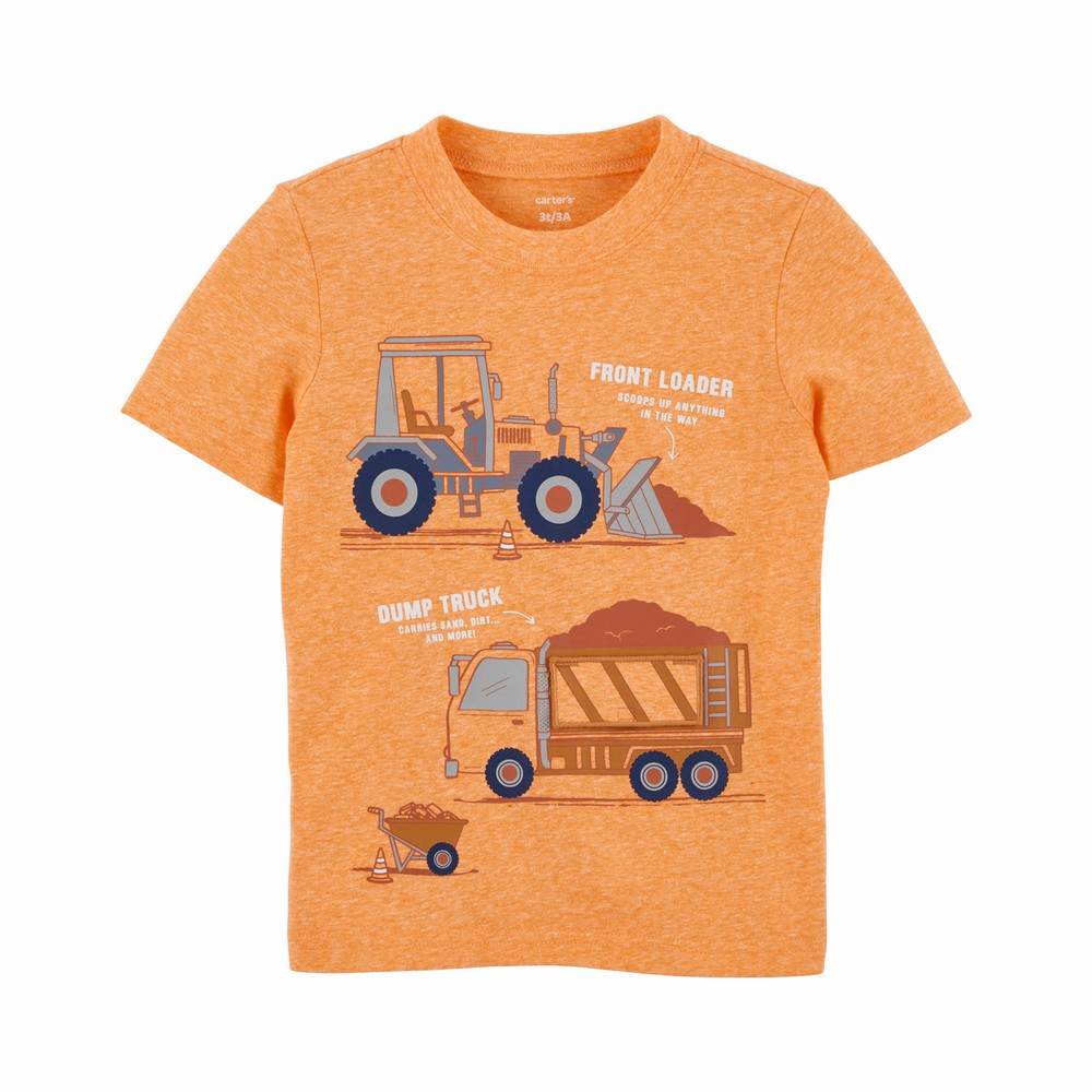 Carter's Construction Jersey Tee | Toddler Boy