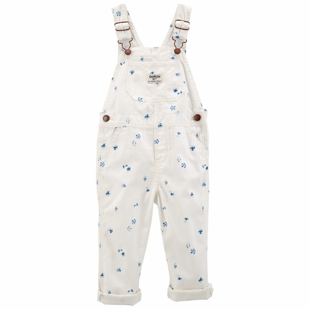 OshKosh B'gosh Floral Print Overalls | Toddler Girl