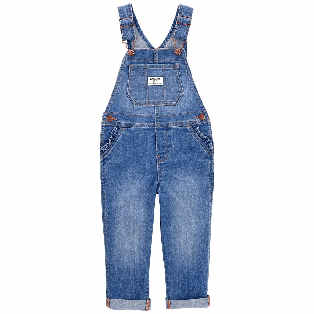 OshKosh B'gosh Flutter Detail Overalls | Toddler Girl