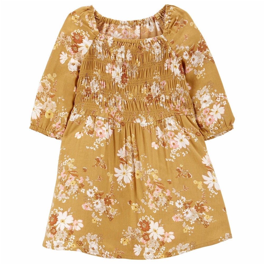 OshKosh B'gosh Floral Print Smocked Dress | Toddler Girl