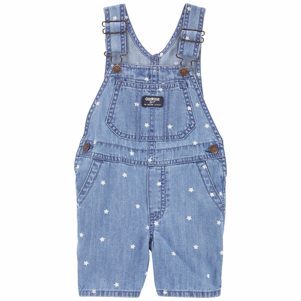 OshKosh B'gosh Star Print Shortalls | Toddler Unisex