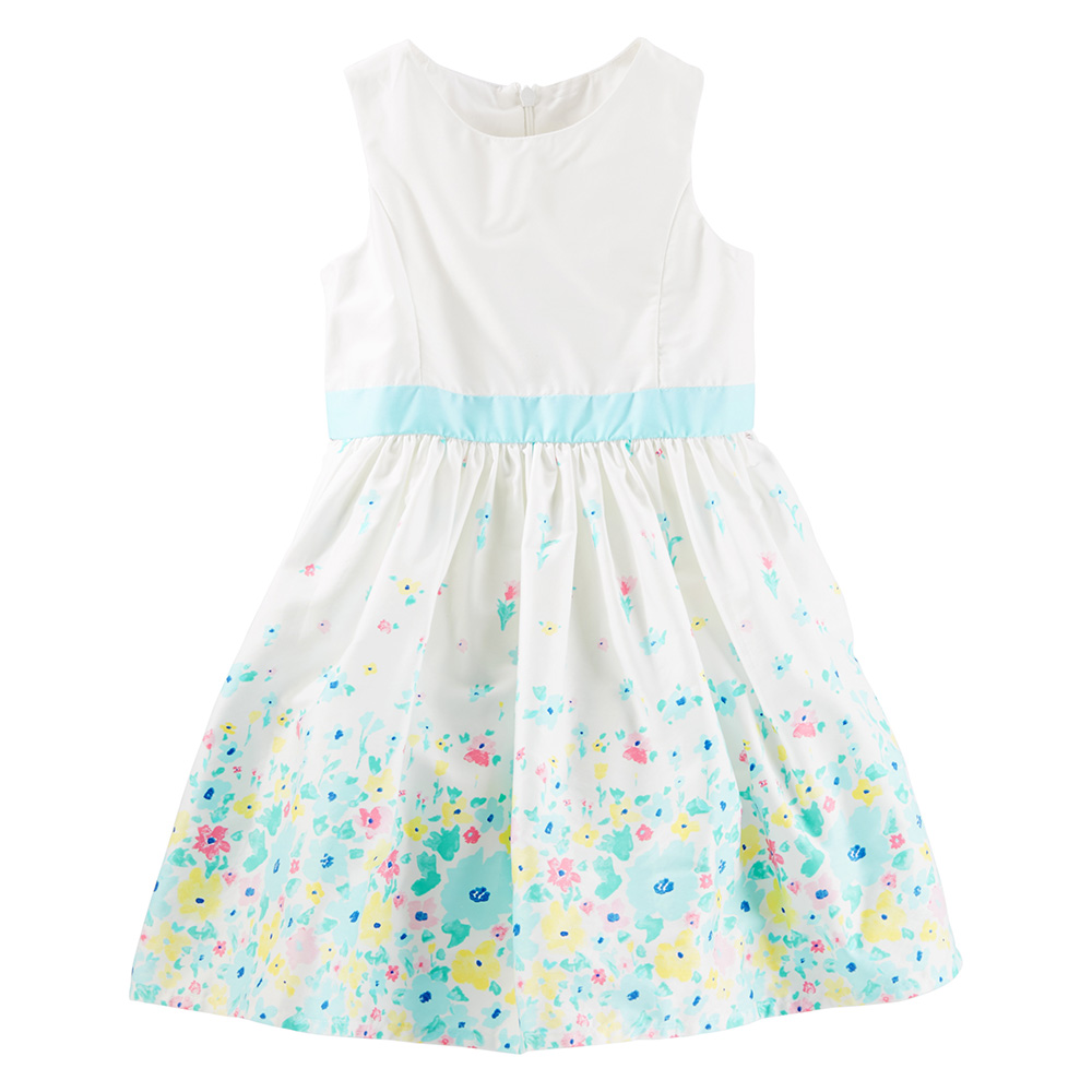 OshKosh B'gosh Floral Border Print Dress | Girl