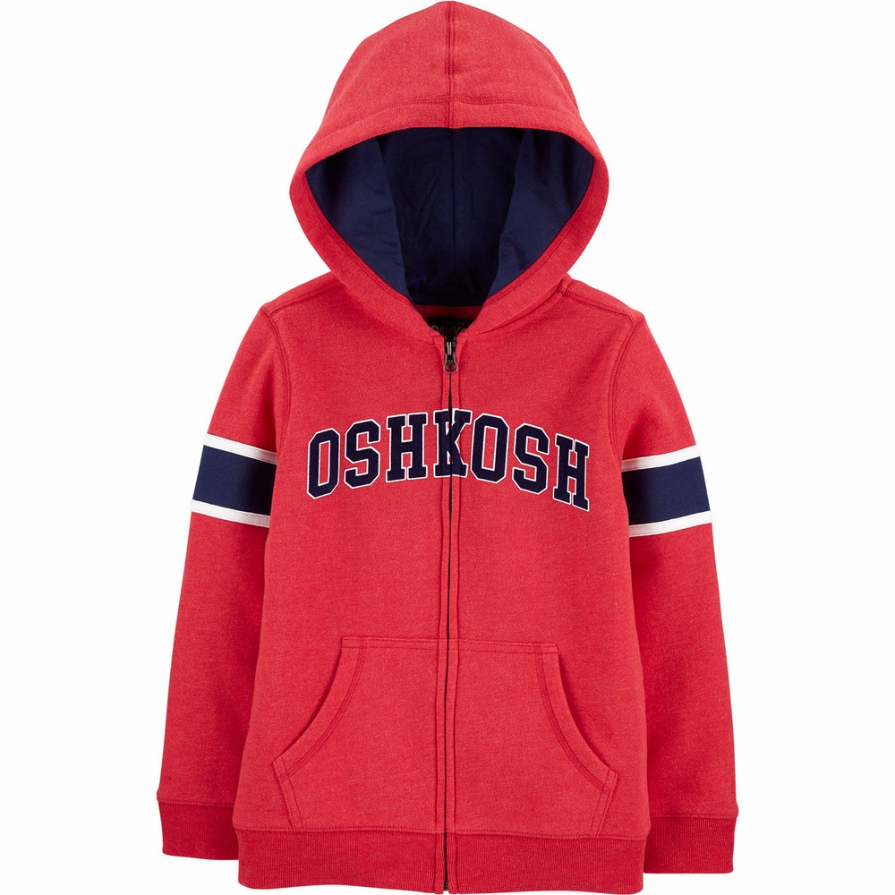 OshKosh B'gosh Zip-Up Logo Fleece Hoodie | Boy