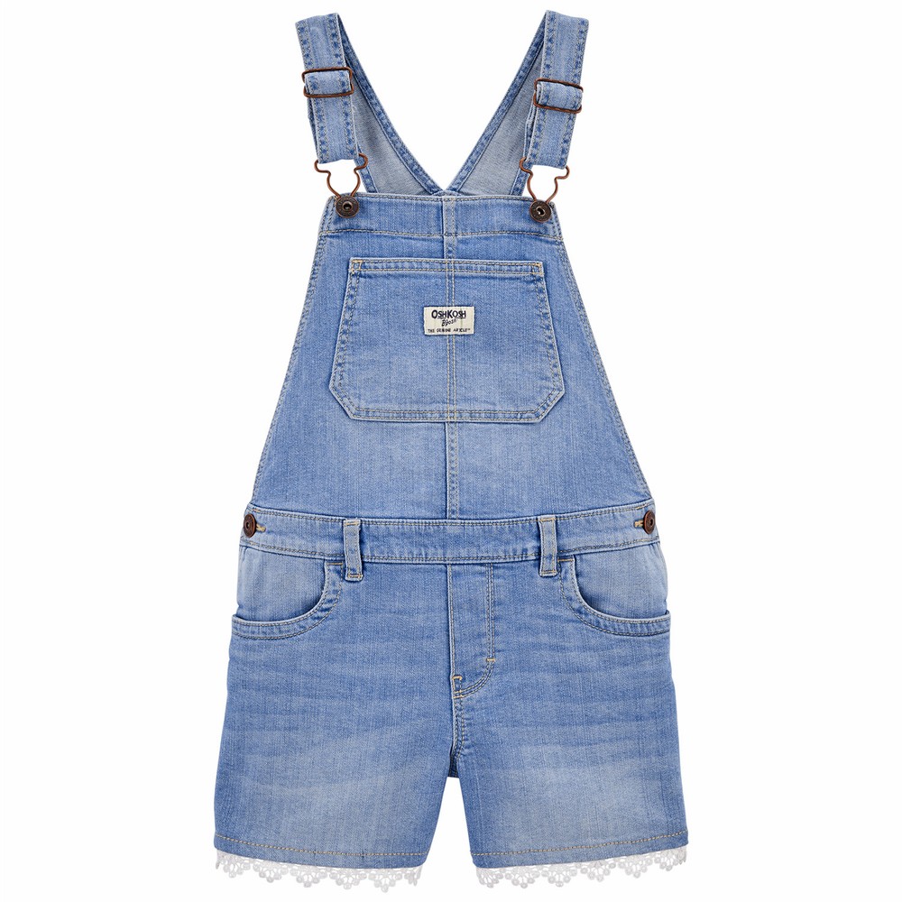 OshKosh B'gosh Denim Nineties Wash Shortalls | Girl