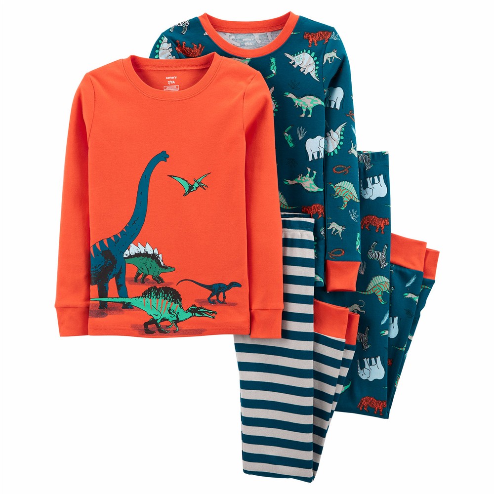 Carter S 4 Piece Dinosaur Cotton PJs Boy   3M046310 NOCOLOUR 1 