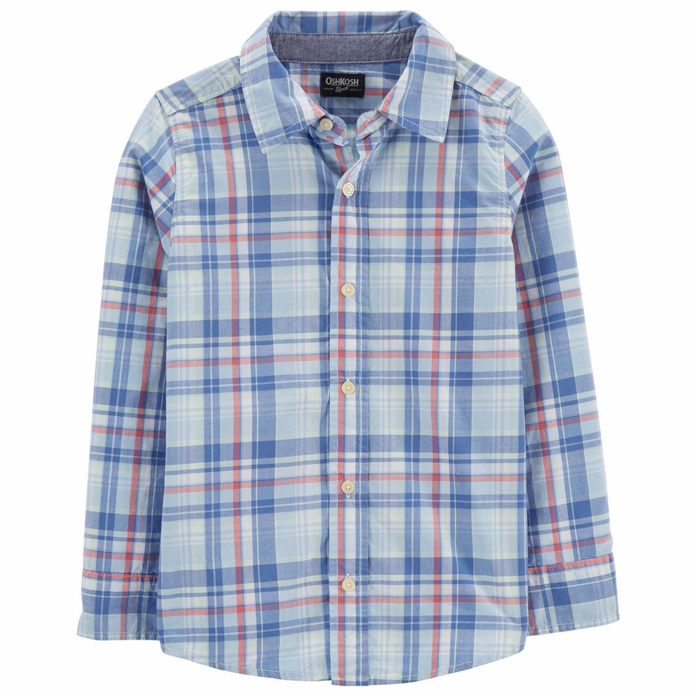 OshKosh B'gosh Plaid Button-Front Shirt | Boy