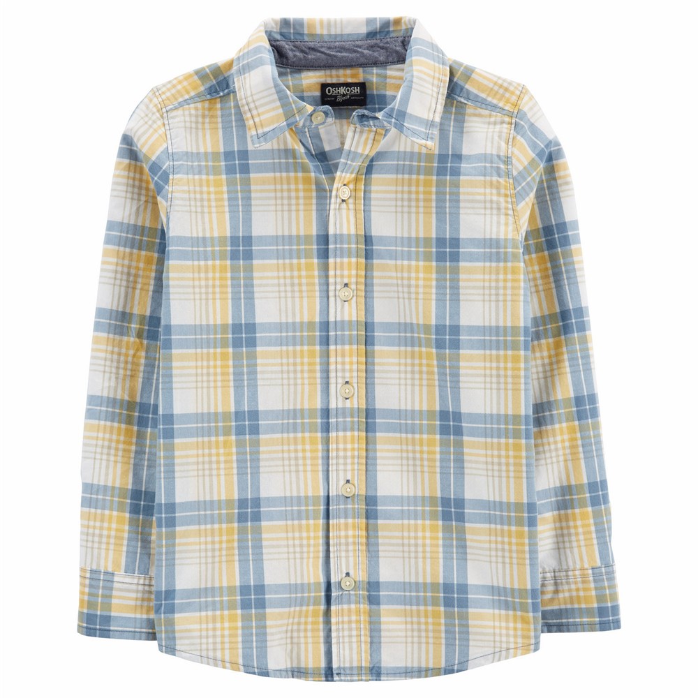 OshKosh B'gosh Plaid Button-Front Shirt | Boy