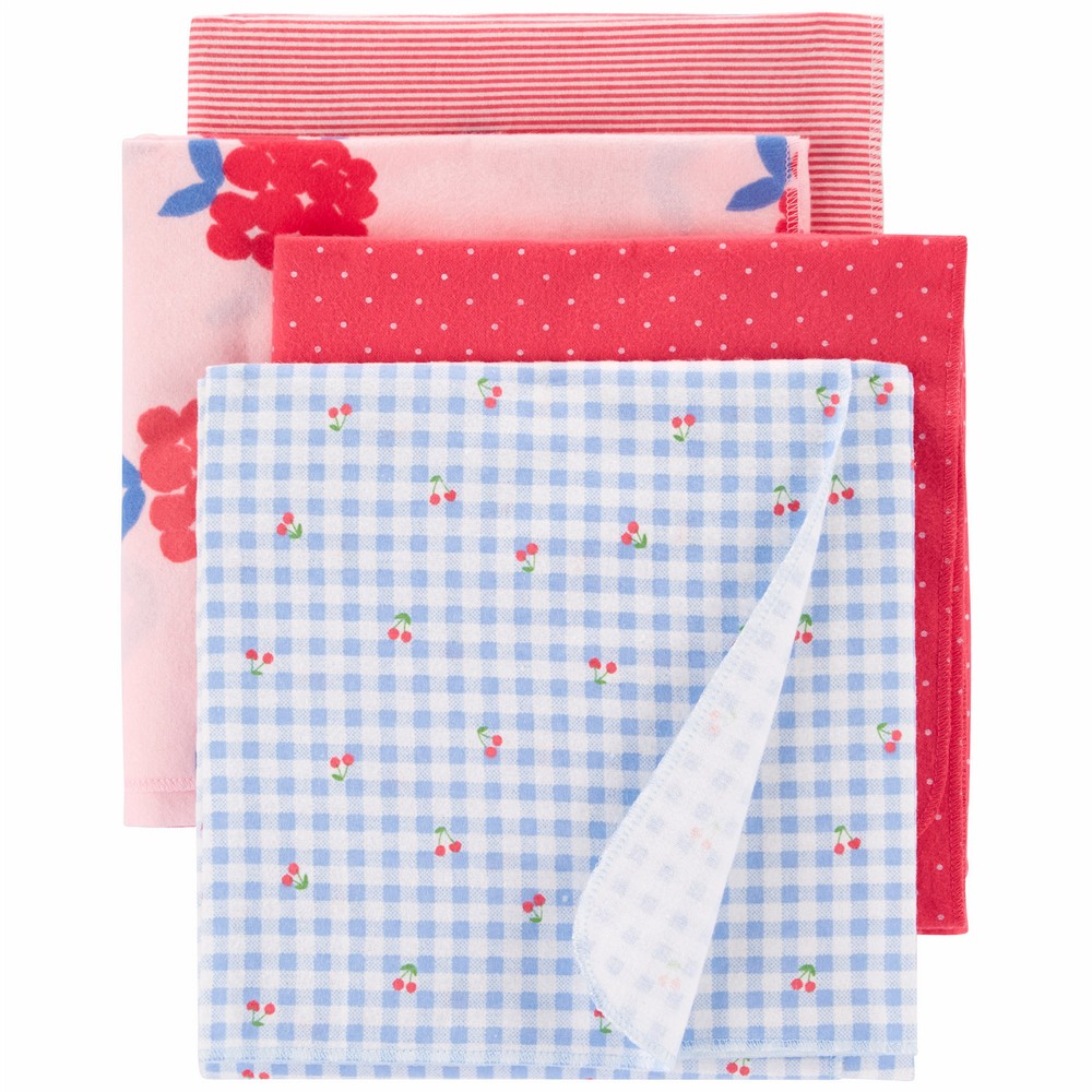 Carter's 4-Pack Receiving Blankets | Baby Girl