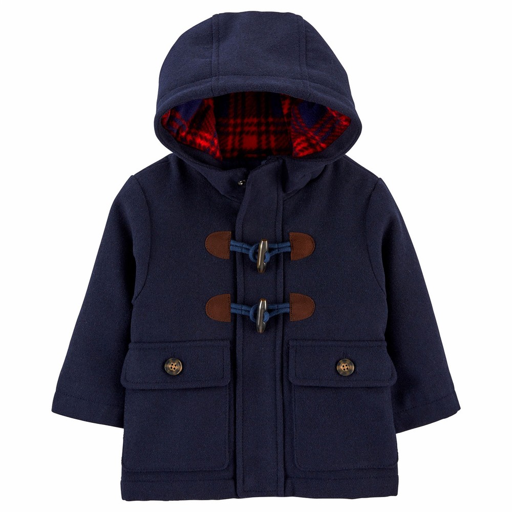 Carter's Faux Wool Pea Coat Toddler Boy