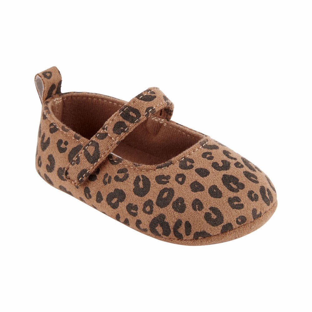 Carter's Leopard Mary Jane Baby Shoes | Baby Girl